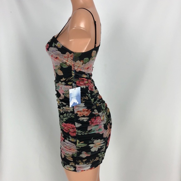 Majorelle Cassandra Mini Dress In Karolina Black - Picture 9 of 15